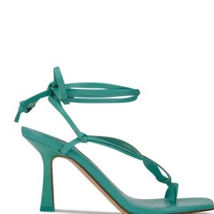 Nine West Yippie Ankle Wrap Sandal Tyrkysové | ZEAKIX-852