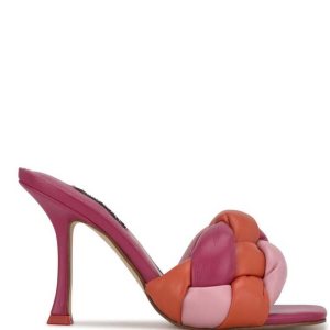 Nine West Yoyo Na Podpatku Slapky Sandals Ruzove Viacfarebný | OEGWZI-584