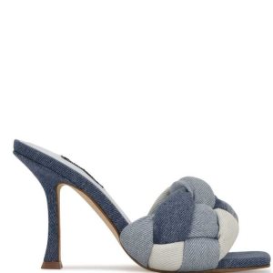 Nine West Yoyo Na Podpatku Slapky Sandals | SWOFBA-731