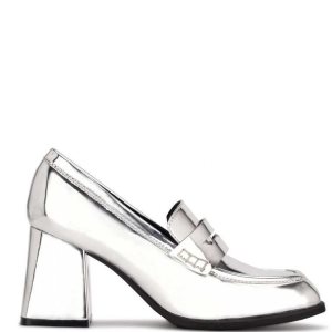 Nine West Zest Loafers Strieborne Metal | HPJMNO-058